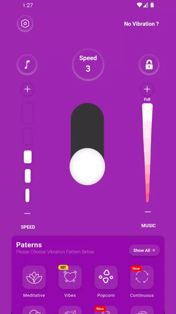 Ảnh chụp màn hình của Vibrator