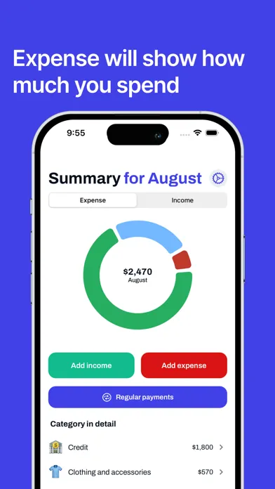 Expense - budget manager应用截图