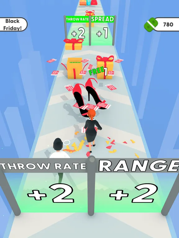 Capturas de tela do Discount Run. iPad 
