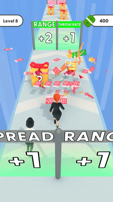Capturas de tela do Discount Run.