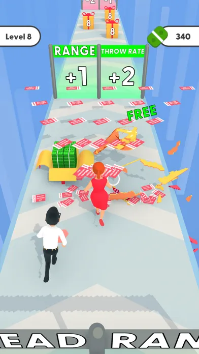 Capturas de tela do Discount Run.