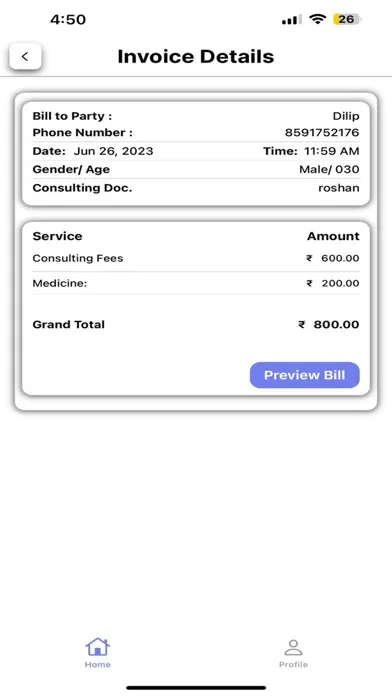 Zrzuty ekranu Doctors App For Patients