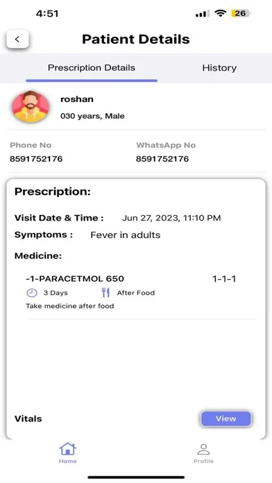 Zrzuty ekranu Doctors App For Patients