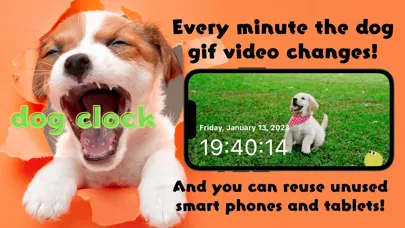 Dog Clock app.digital cute應用截圖