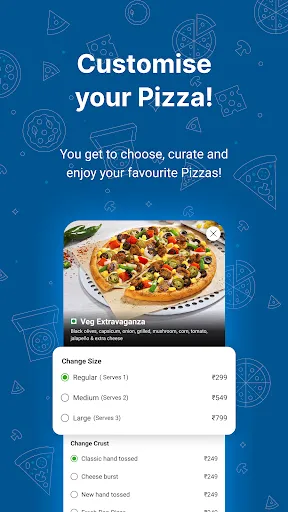 Capturas de pantalla de Domino's Pizza - Food Delivery