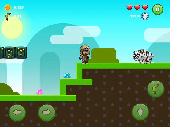 Capturas de tela do Rudox's World iPad 