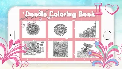 Doodle Art Coloring Book for Adult سکرین شاٹس