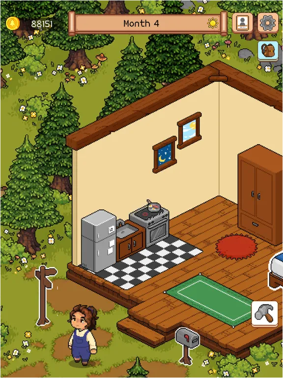 Tangkapan skrin Forest Fables: Cozy Life Sim iPad 