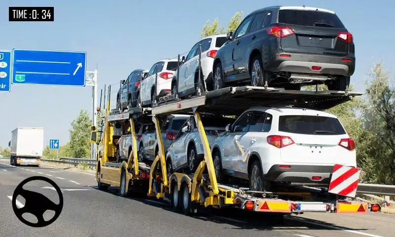 Car Carrier Truck Transport 3D スクリーンショット