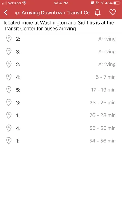 Captures d'écran de DoubleMap Bus Tracker