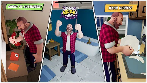 Angry Dad: Arcade Simulator Screenshots