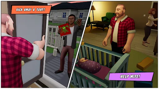 Angry Dad: Arcade Simulator Screenshots