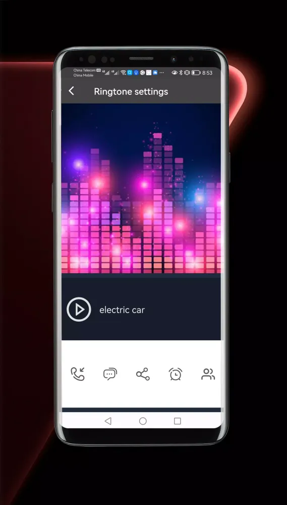 Tangkapan skrin Samsung Galaxy A53 Ringtones