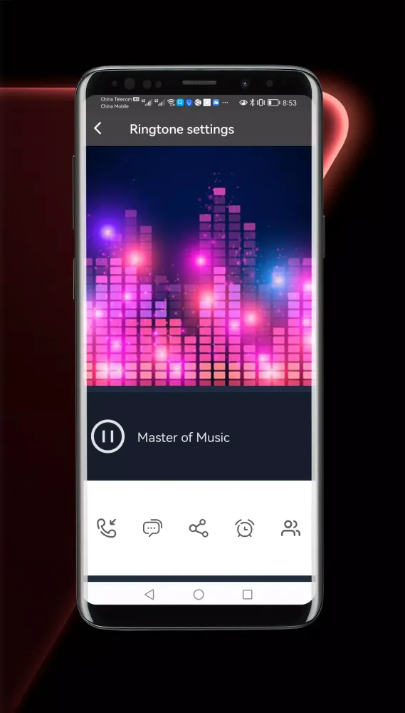 Tangkapan skrin Samsung Galaxy A53 Ringtones