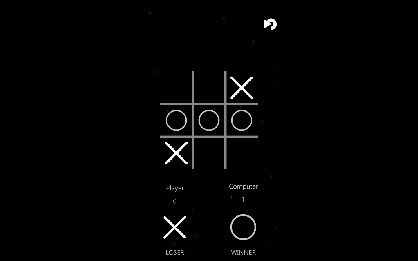 Capturas de pantalla de Tic-Tac-Toe:Black and White