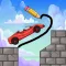 Draw Bridge: Save Car Puzzle