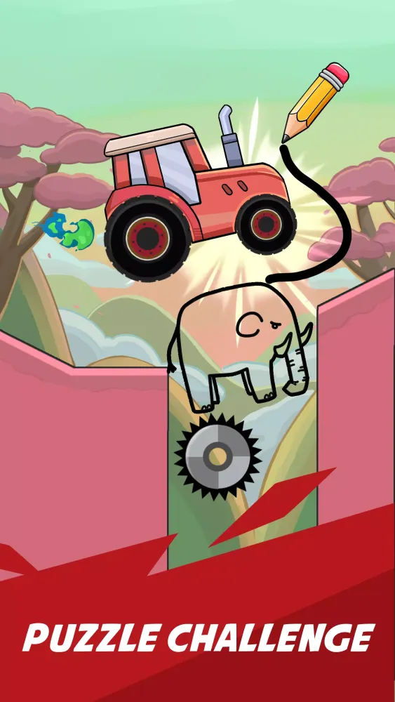 Zrzuty ekranu Draw Bridge: Save Car Puzzle