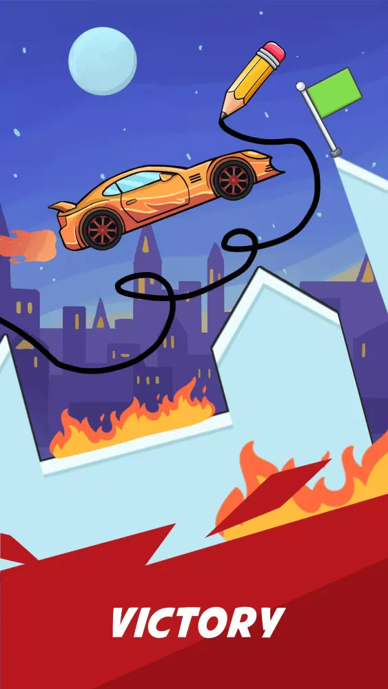 Zrzuty ekranu Draw Bridge: Save Car Puzzle