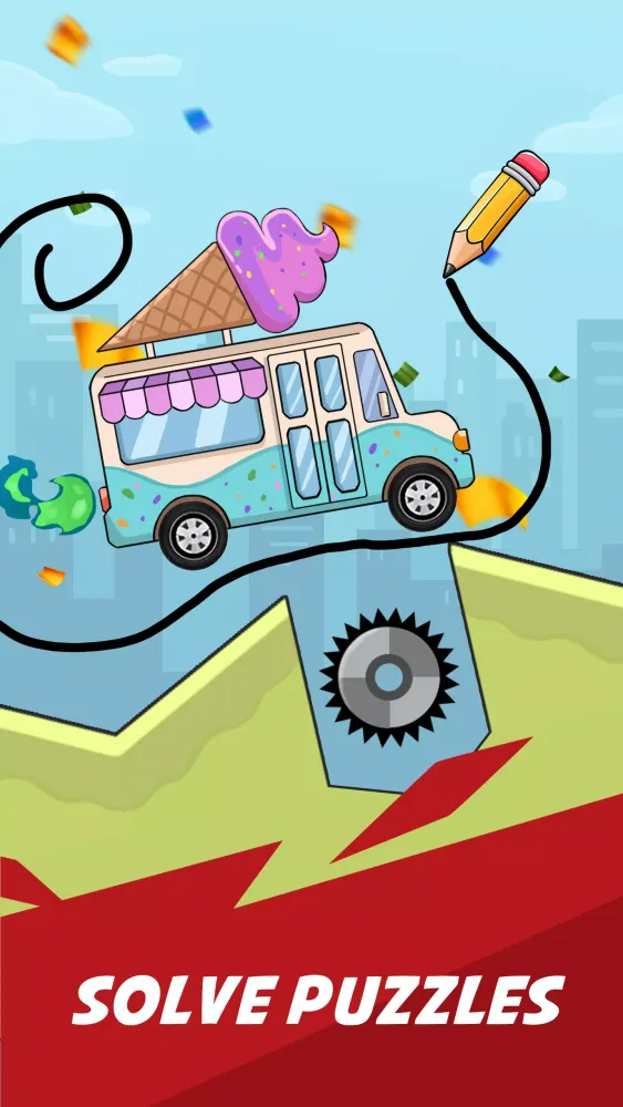 Zrzuty ekranu Draw Bridge: Save Car Puzzle