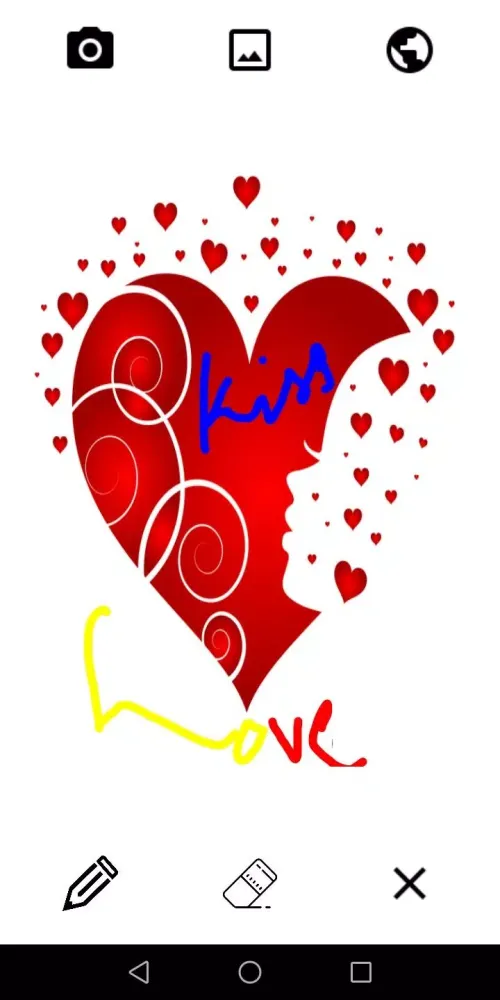 Draw on photo: Draw on photo w Screenshots