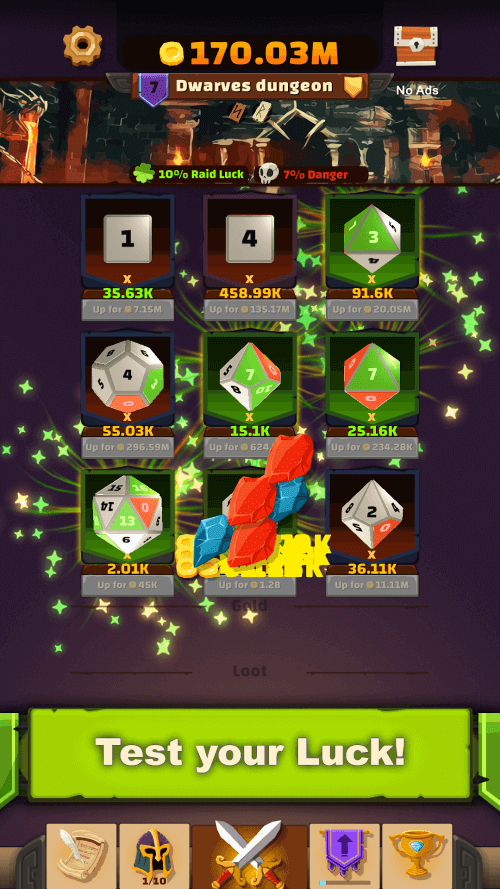 Idle Raids of the Dice Heroes-screenshot-4