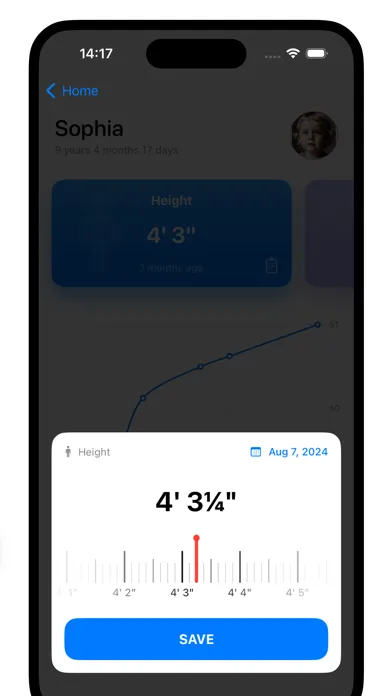 Grow Up - Kids Growth Tracker应用截图