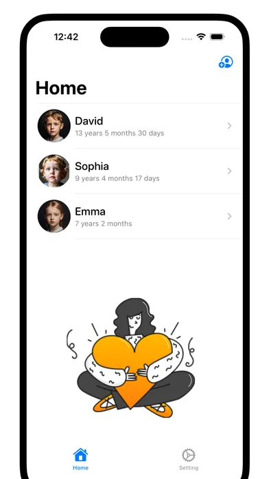 Grow Up - Kids Growth Tracker应用截图