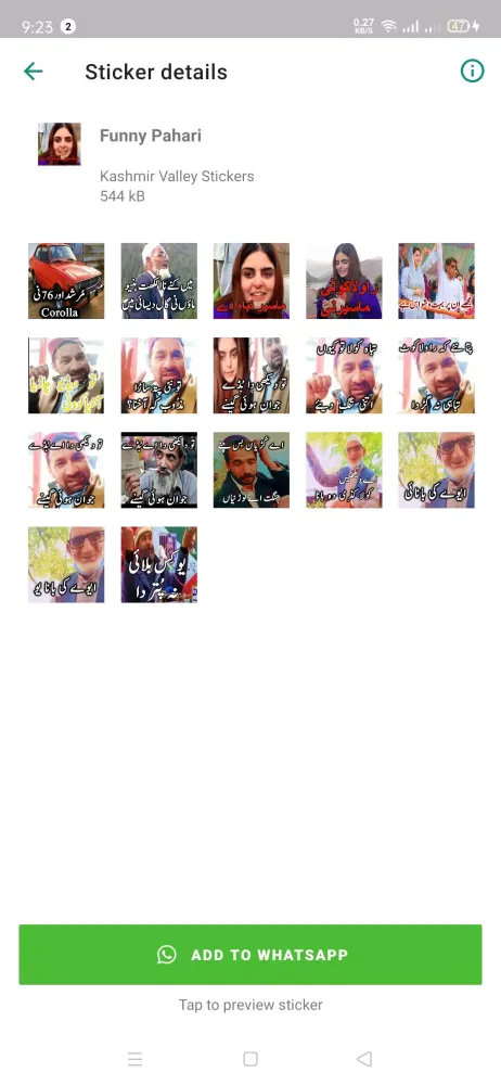 Kashmir Valley Stickers应用截图