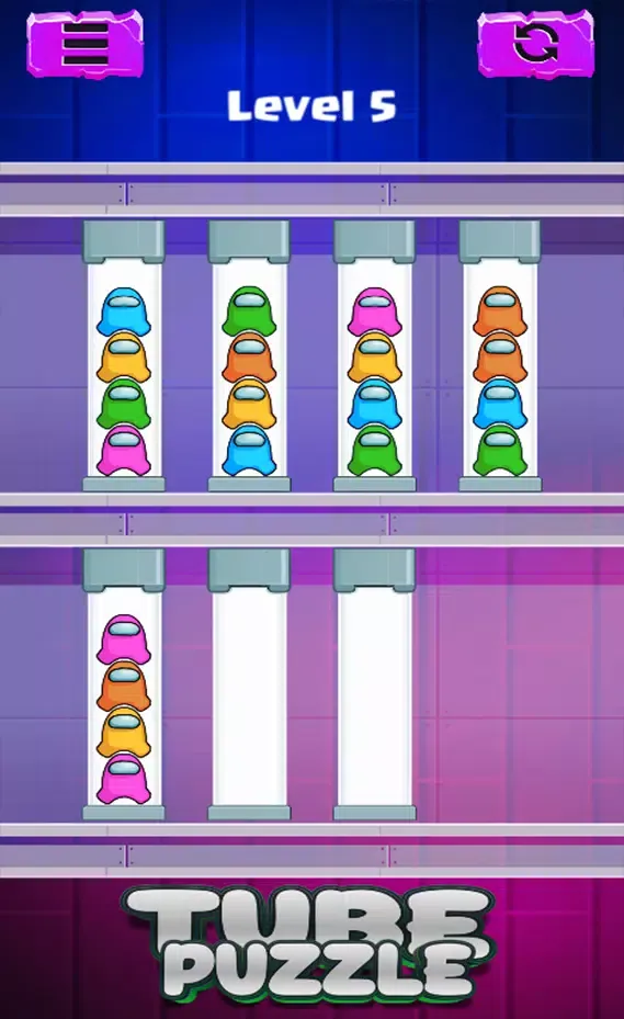 تصاویر Glass Tube Puzzle Game