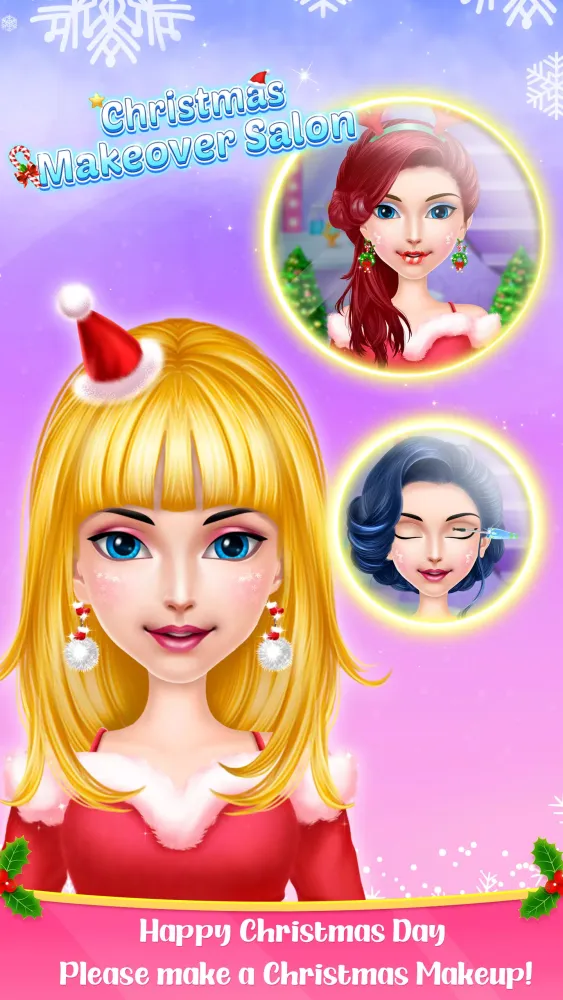 Christmas Makeup Game スクリーンショット