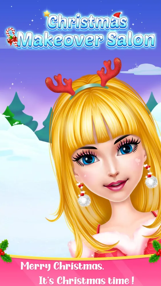 Christmas Makeup Game スクリーンショット
