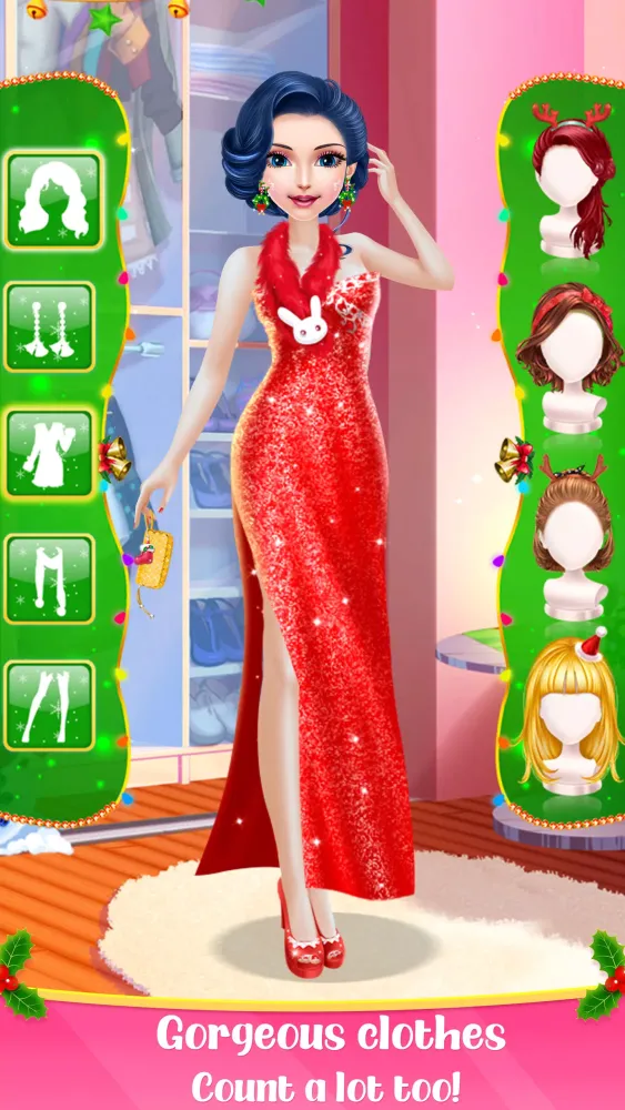 Christmas Makeup Game スクリーンショット