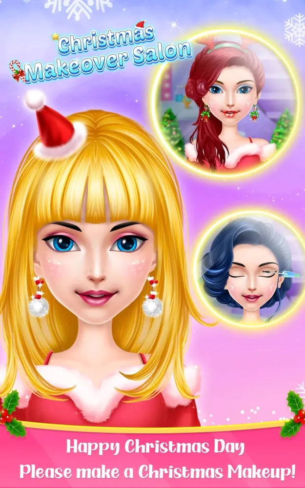 Christmas Makeup Game スクリーンショット
