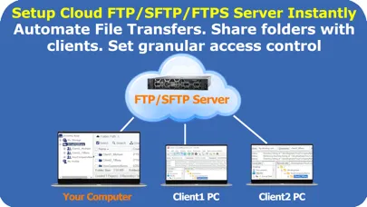 DriveHQ Cloud FTP Server 스크린샷