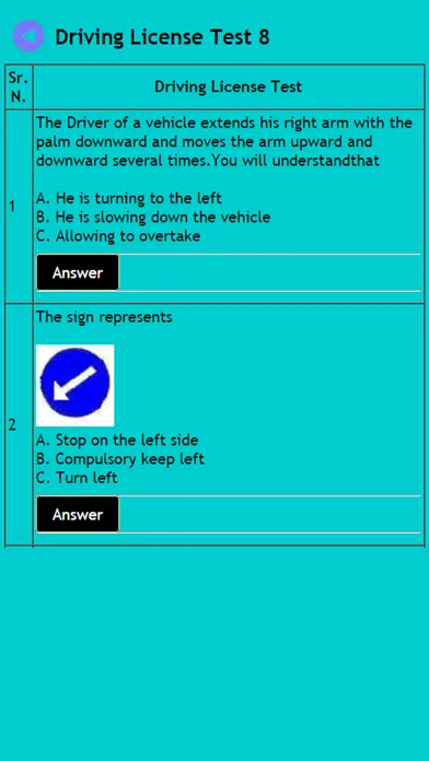 Indian Driving license test應用截圖