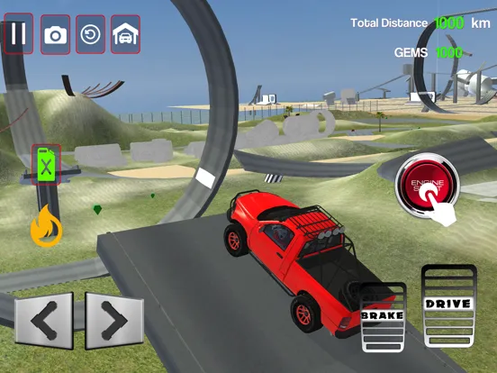 Captures d'écran de 4x4 Jeep Driving Offroad Games iPad 