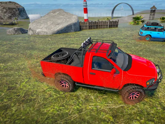 Captures d'écran de 4x4 Jeep Driving Offroad Games iPad 