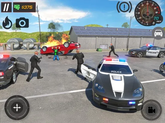 Police Chase Car Driving 3D iPad 应用截图