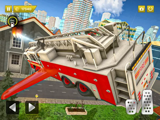 Captures d'écran de Flying Truck: Fire Truck Games iPad 