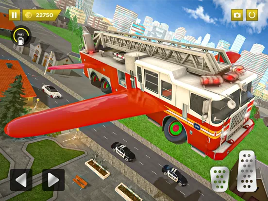 Captures d'écran de Flying Truck: Fire Truck Games iPad 