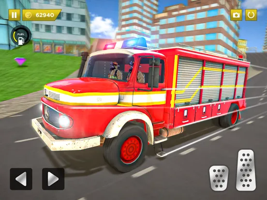 Captures d'écran de Flying Truck: Fire Truck Games iPad 
