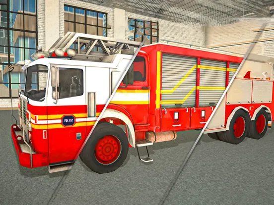 Captures d'écran de Flying Truck: Fire Truck Games iPad 