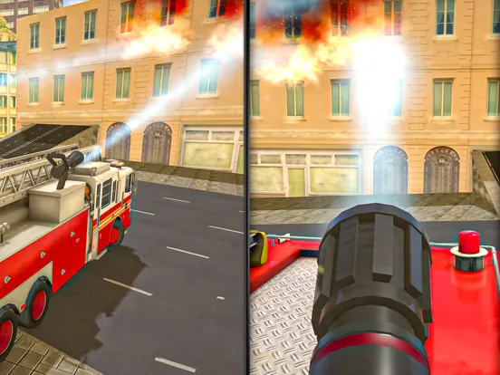 Captures d'écran de Flying Truck: Fire Truck Games iPad 