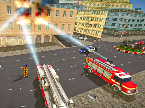 Captures d'écran de Flying Truck: Fire Truck Games iPad 