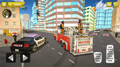 Captures d'écran de Flying Truck: Fire Truck Games