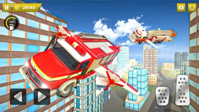 Captures d'écran de Flying Truck: Fire Truck Games