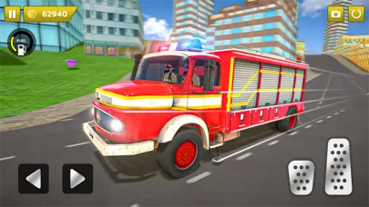 Captures d'écran de Flying Truck: Fire Truck Games