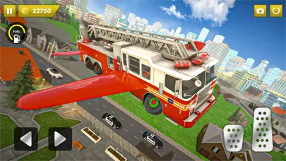 Captures d'écran de Flying Truck: Fire Truck Games