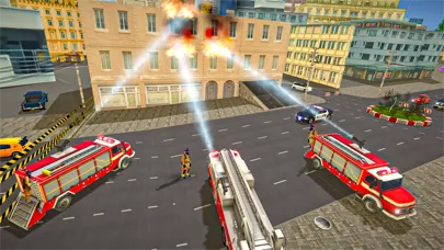 Captures d'écran de Flying Truck: Fire Truck Games