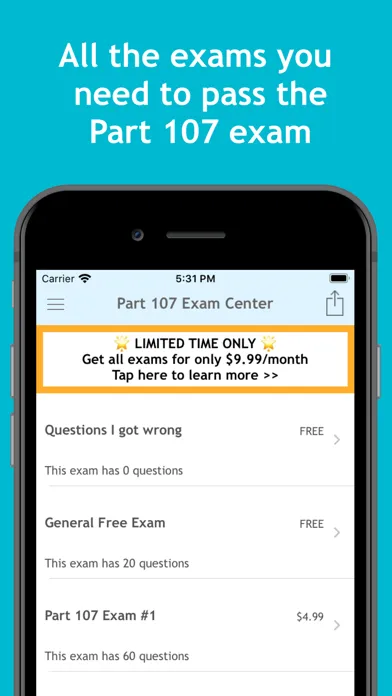 Part 107 Exam Center: FAA prep Ekran Görüntüleri